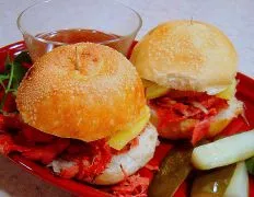 Hot Pastrami Sliders For The Crock Pot