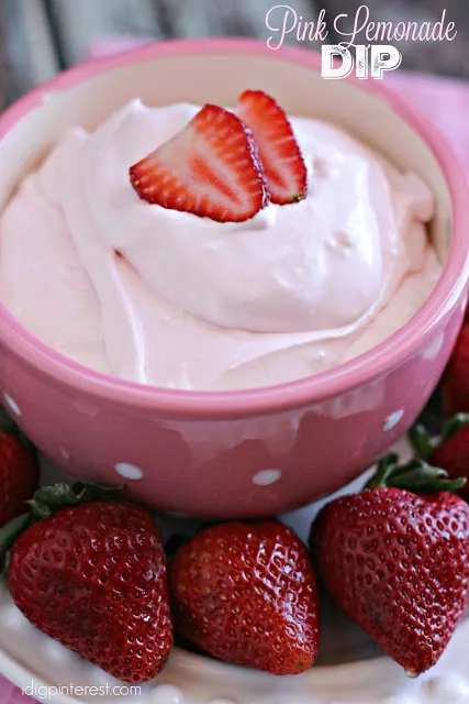 Hot Pink Fruit Dip