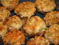 Hot Stuffed Cremini Mushrooms