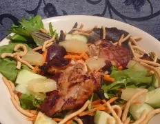 Hot Teriyaki Chicken Salad