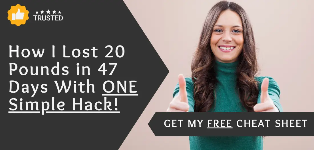 How I lost 20 Pounds In 47 Days Banner3