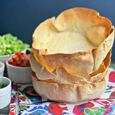 How To Make Baked Taco Salad Shell Bowls
