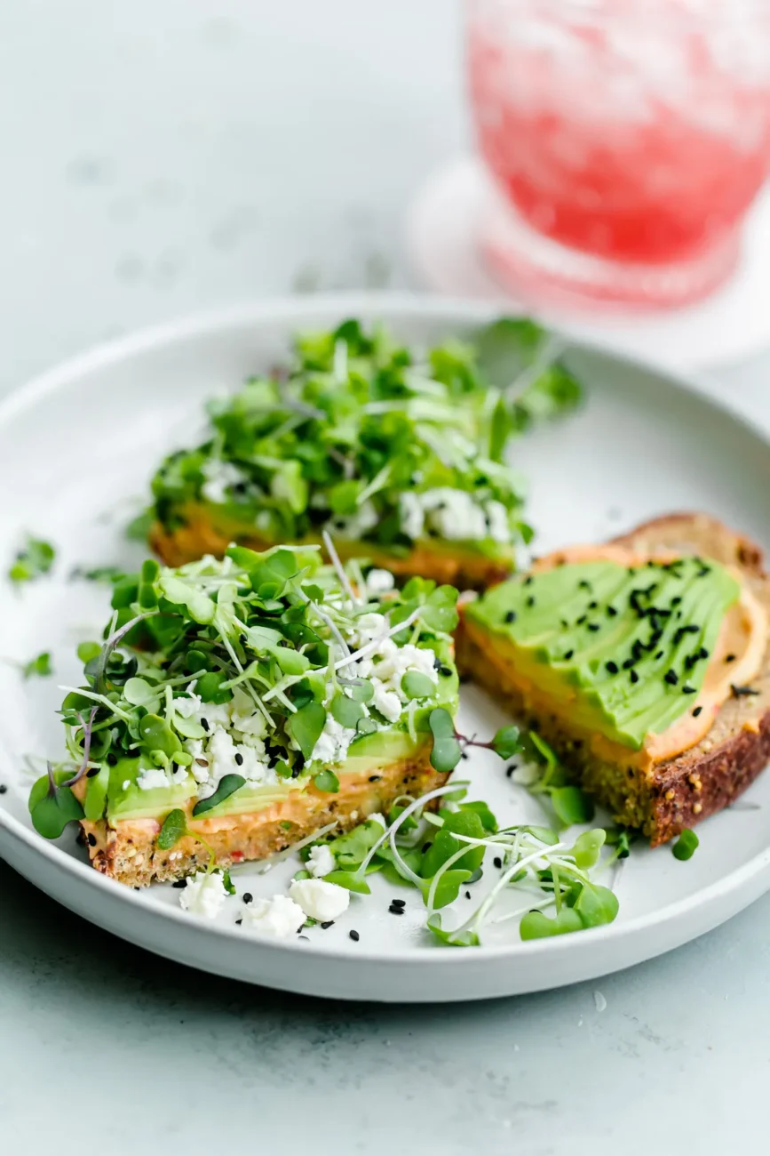 Hummus Avocado Toast