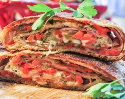 I Got This Recipe Off Of Cooking Live. You Can Mix And Match The Toppings As You Wish. It Is A Fast And Easy Dinner. I Make The Pizza Dough In My Bread Machine