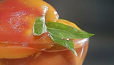 Ice Wine Infused Peaches