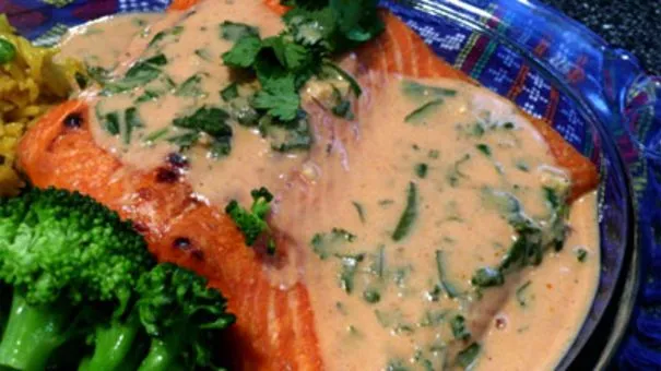 In A Heartbeat Atlantic Salmon With Red Curry