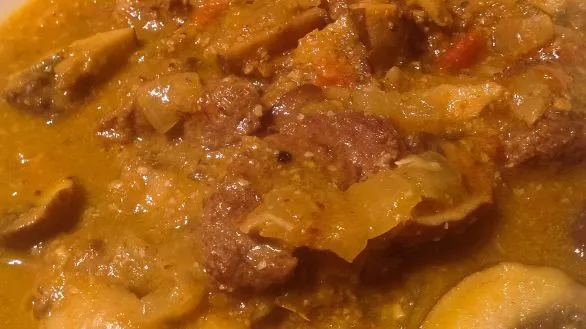 Indian Beef And Mushroom Curry