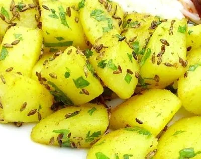 Indian Cumin Potatoes Jeera Aloo
