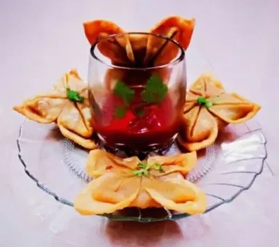 Indian Flower Samosa