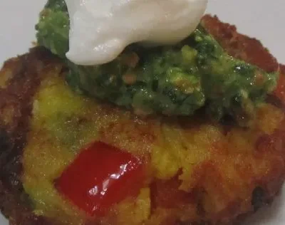 Indian Potato Cakes Aloo Tikki With