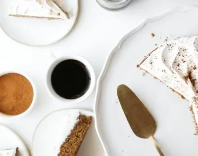 Indian Pudding Cake With Molasses Cream