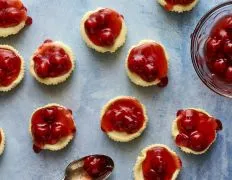 Individual Mini Cherry Cheesecakes