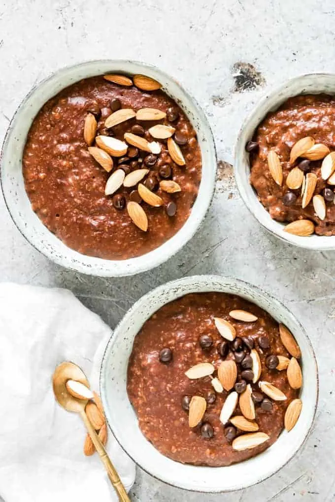 Instant Chocolate Oatmeal With