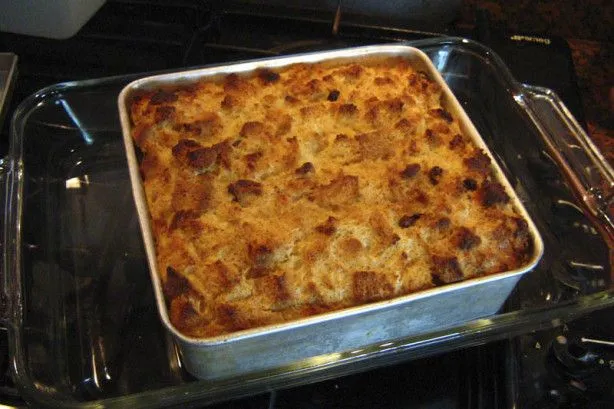 Irish Cream Bread Pudding With Caramel