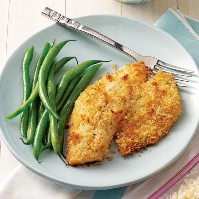 Italian Breadcrumb Crusted Tilapia