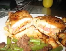 Italian Ham-And-Cheese Stuffed Chicken Breasts