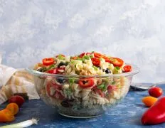 Italian-Inspired Zesty Pasta Salad Delight