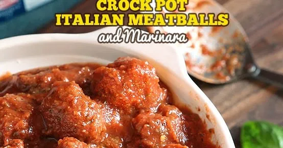 Italian Meatballs In The Crock Pot