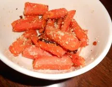Italian Parmesan Roasted Carrots
