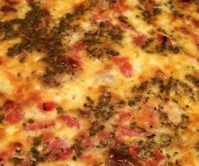 Italian Sausage Crustless Quiche