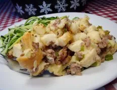 Italian Sausage Stuffing Casserole