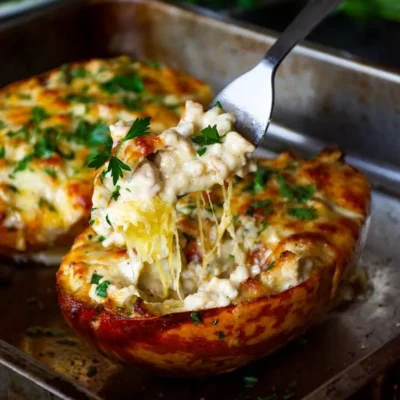 Italian-Style Spaghetti Squash Delight: A Realtor's Favorite Recipe