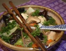 Japanese Style Chicken In A Pot Soup