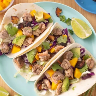 Jerk Shrimp With Gingery Pineapple Salsa