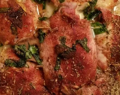 Juicy Stuffed Chicken Thighs Delight