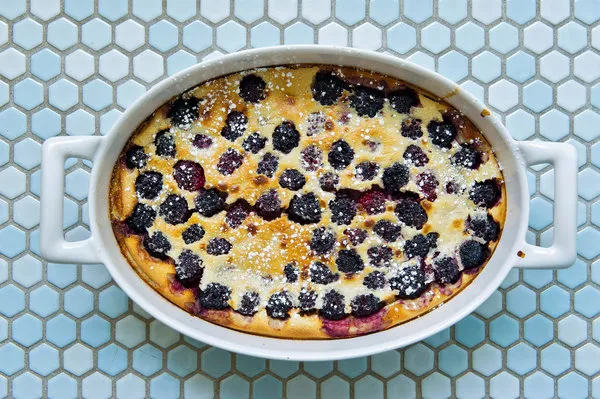 Julia Childs Cherry Clafoutis