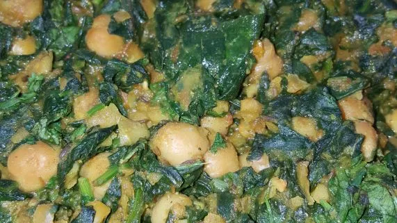 Just Right Spinach & Chickpea Curry