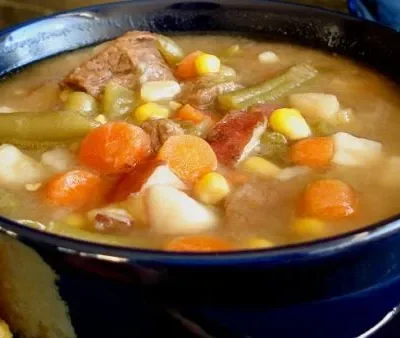 Kansas City Steak And Vegetable Soup