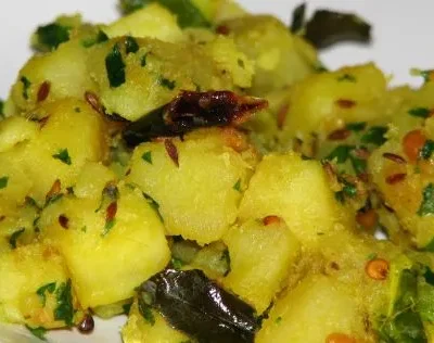 Kelang Palya Sweet Potato Curry
