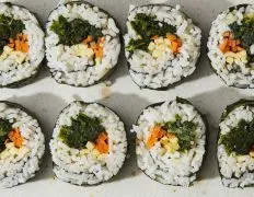 Kim Bap Korean Rice Rolls