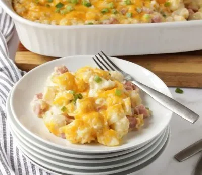 Kittencals Baked Potato Salad Casserole