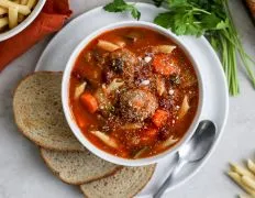 Kittencals Mini Meatball Minestrone Soup