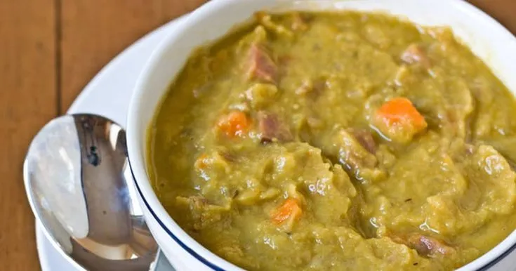 Kittencals Pea Soup With Ham Bone Crock Pot