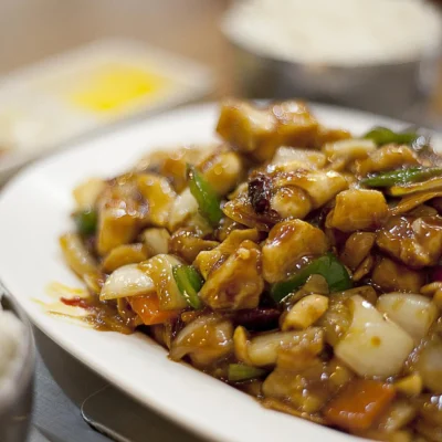 Kung Pao Shrimp With Cashews