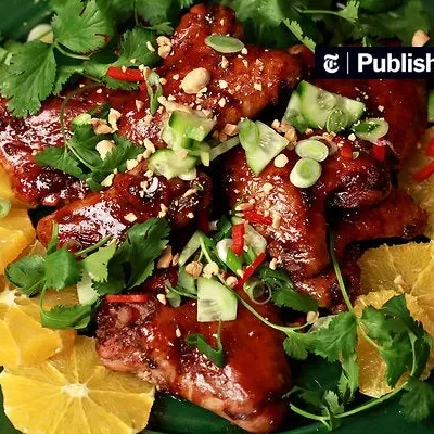 Lacquered Chinese Chicken Wings
