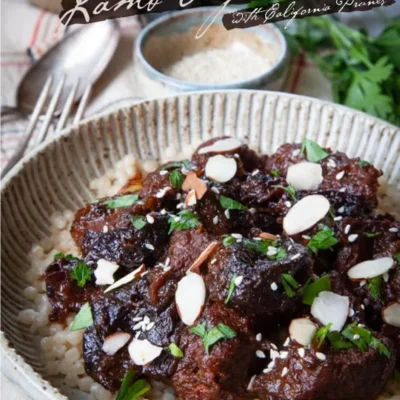 Lamb Cutlet Tagine With Honey And