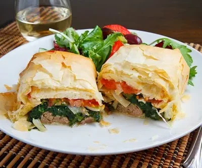 Lamb &Amp; Spinach Pie -Microwave