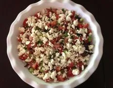 Layered Greek Bean Dip