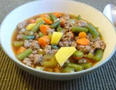 Lean Hamburger Soup