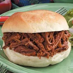 Leftover Roast Beef Bar B Que Sandwich Filling