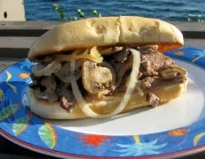 Leftover Steak Sandwich With Onions And