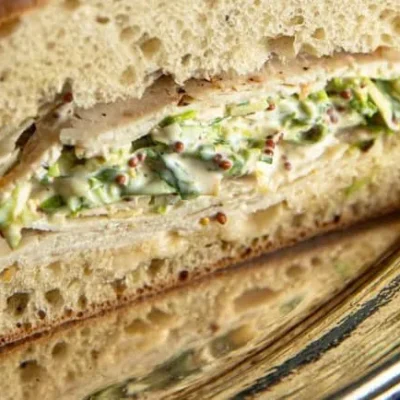 Leftover Turkey Tacos With Brussels Sprout Slaw