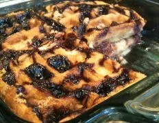 Leftover Waffle Bread Pudding