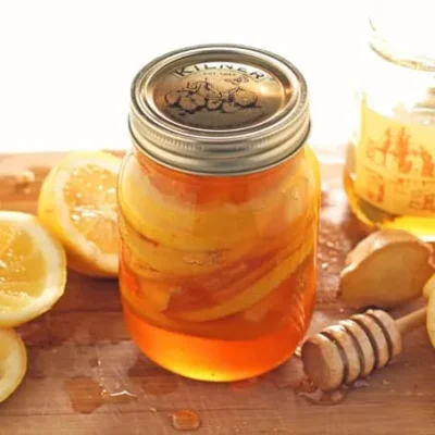 Lemon And Ginger Infused Honey