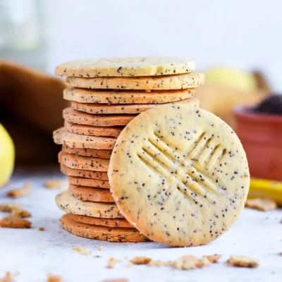 Lemon And Poppy Seed Melt Away Cookies