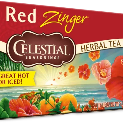 Lemon And Red Zinger Iced Tea